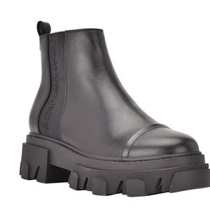 Calvin Klein Lorine Chelsea Lug Sole Bootie